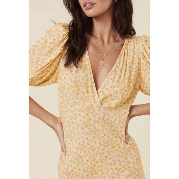 Spell & The Gypsy Mossy Bias-Cut Midi Dress Size Medium - Picture 5 of 9